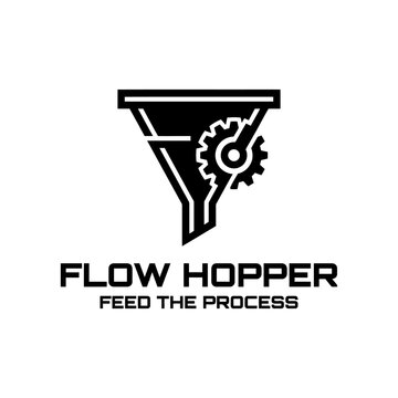 Process optimization symbol merging filtration and mechanics for industrial efficiency and engineering.