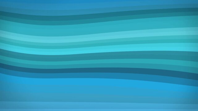 Warping 2D layered lines on animated gradient dark linear background dynamic abstract patterns and motion graphics shape design coloured texture wavy twisting visual effects blue and aqua shades