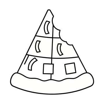 Slice of pizza icon