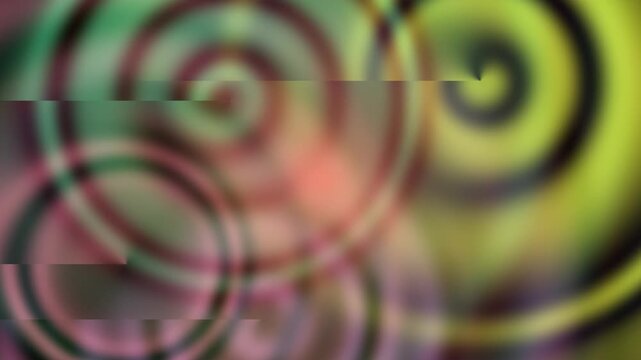 Vibrant Abstract Swirling Psychedelic Liquid Tie-Dye Background Loop