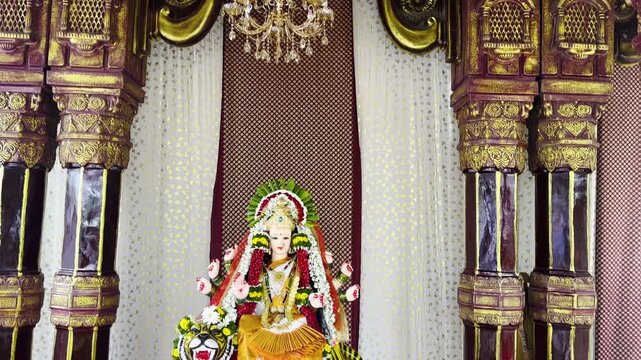 Navratri festival celebration in the city