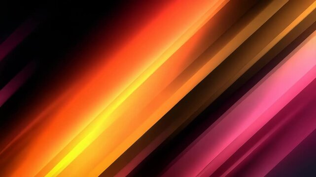 Energetic geometric pattern with glowing streaks and smooth gradients creates a futuristic and stylish atmosphere. Ideal for technology, presentations, and artistic visual content
