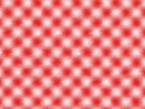 Red and white gingham pattern with blurred effect seamless textile background