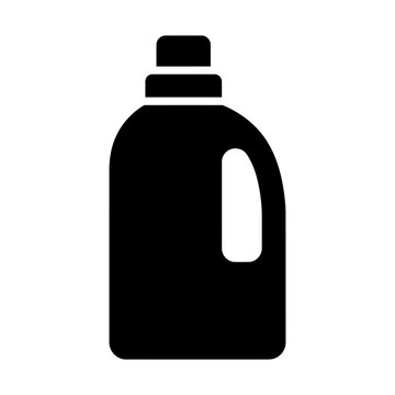 laundry detergent bottle glyph icon
