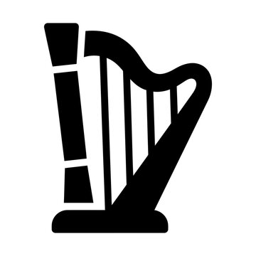 harp glyph icon