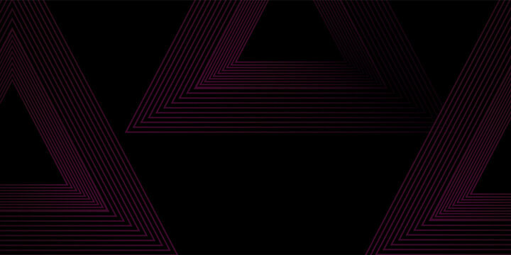 3D pink techno abstract background overlap layer on dark space with triangles lines effect decoration. Modern graphic design element stripes style concept for web, flyer, card, or brochure cover