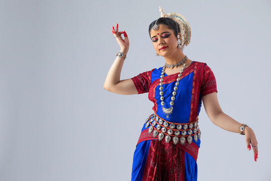 Odissi dancer striking a pose