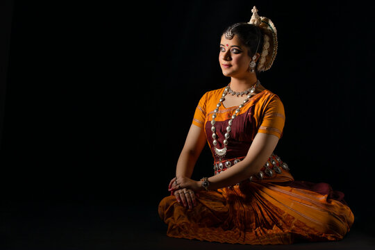 Odissi dancer striking a pose