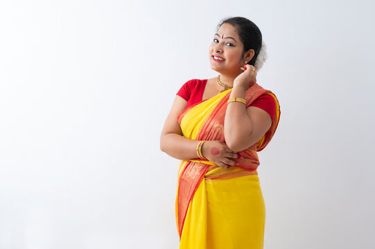 Kuchipudi dancer showing hasya rasa
