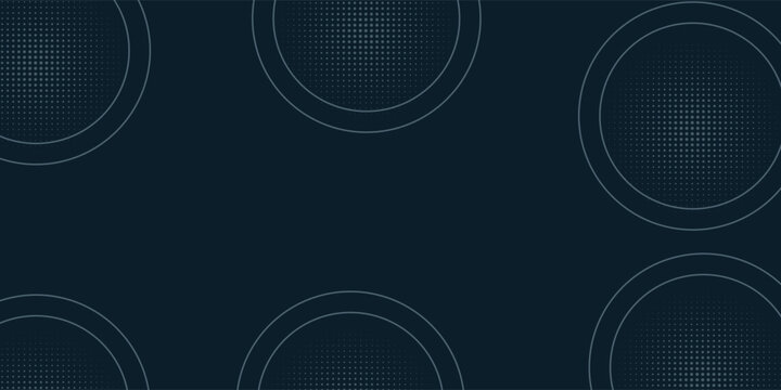 Dark blue background with dotted patterns. The background features blue circles and a textured blue design. Circle pattern background vector. Blue background.