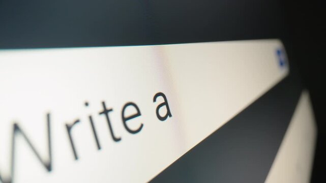 Motorized moving shot of using artificial intelligence to write a reply