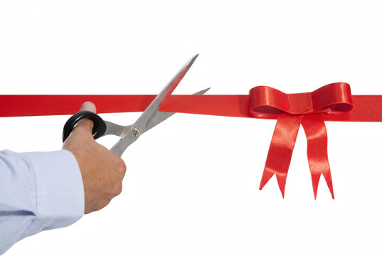 Red Ribbon Cutting Ceremony for Grand Opening