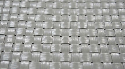 Obraz premium Seamless Woven nylon textile texture. Woven nylon strap texture background. Synthetic woven fabric industrial background. Polypropylene strap weaves texture close up. Nylon webbing texture surface.