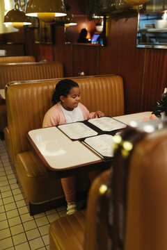 Breakfast in a Retro 1970s Diner