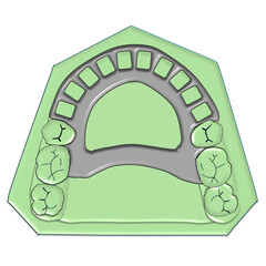 Closed Horseshoe Major Connector Illustration © Bhuvana