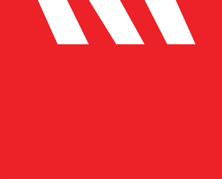 white paper with red ribbon flim icon