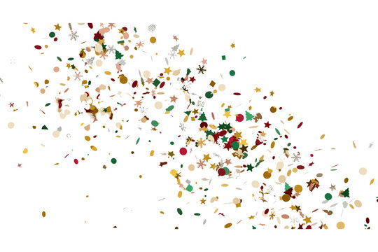 Christmas Confetti Falling