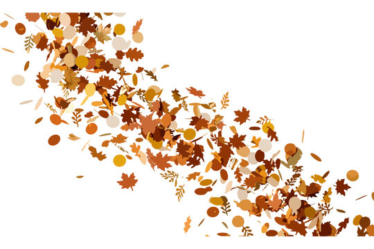 Autumn Leaves Confetti Cascade
