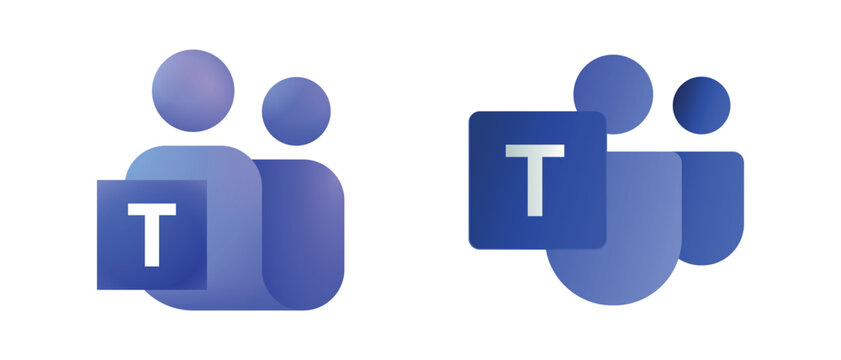New Microsoft teams logo 2026. MS team icon transparent png. Scalable vector App icons set 
