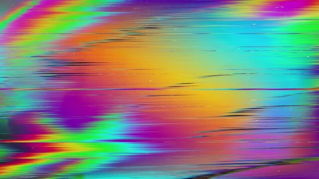 Abstract holographic light leaks. Vibrant rainbow gradient motion background texture.