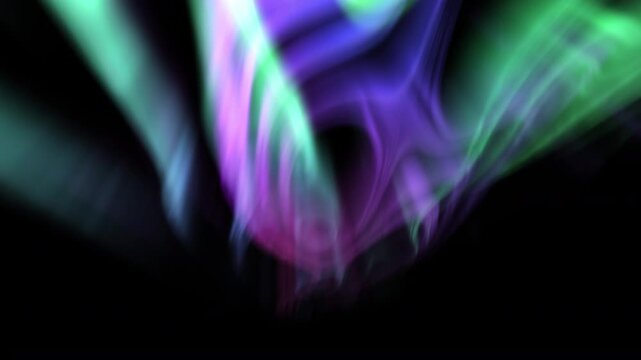 Mystical Illumination Aurora Green and Purple