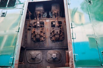 インド　蒸気機関車のエンジン © mikeikiru