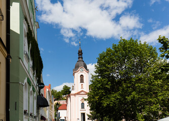 Zabytkowa zabudowa miasteczka Stramberk Czechy © kubikactive