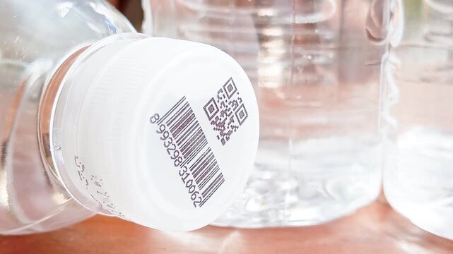 Barcodes and QR codes printed on product packaging are used for tracking production batches, verifying product authenticity, and providing usage instructions and information on product ingredients.