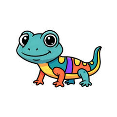 Fototapeta premium Cute Cartoon Dinosaur Character, Friendly Green Tyrannosaurus Rex Vector Illustration with Reptile Features for Fun Wildlife, Baby Animal, Monster and Children’s Design