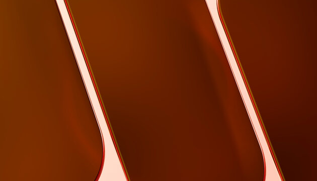 Abstract brown background with smooth dynamic parallel lines