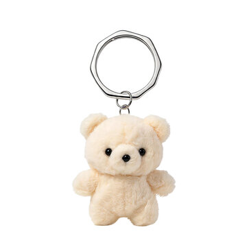 Teddy bear keychain, small resolution stock
