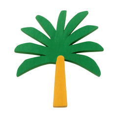 Obraz premium PNG Colorful tropical palm tree illustration.