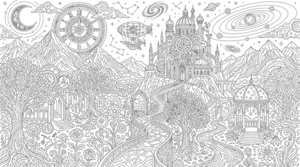 Fototapeta premium black and white background