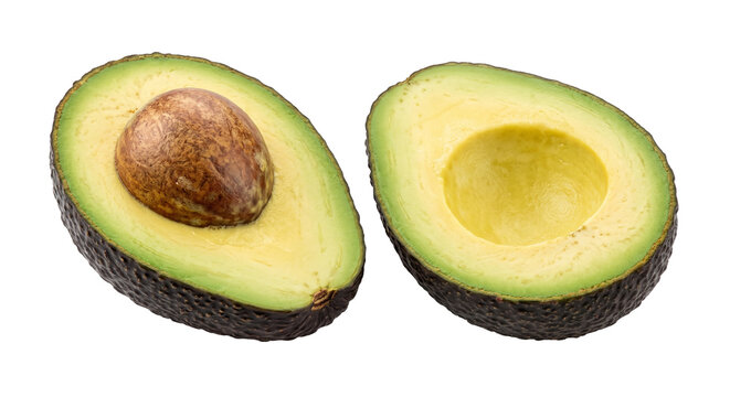 avocado isolated on transparent background
