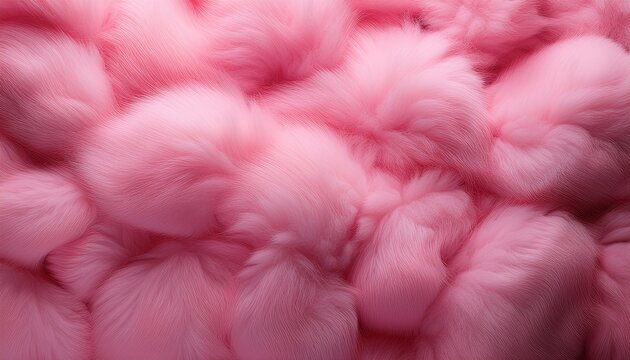 Pink Cotton Wool Background Abstract Fluffy Soft Color Sweet Candyfloss Texture