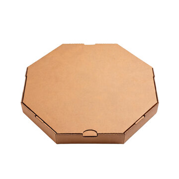 Octagonal pizza box, small resolution assets stocks