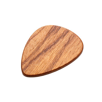 Wooden guitar pick, small resolution assets stocks