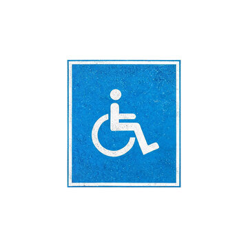 Wheelchair accessible sign, small resolution assets stocks
