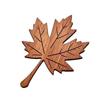 Wooden Leaf Trivet, small assets for stocks