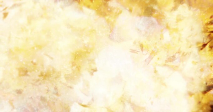 Explosive fire blast with debris bursting against black background. 4K VFX Stock Footage Element.