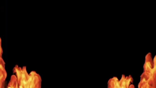 4K Cinematic Fire Explosion and Burning Flame Eruption Animation