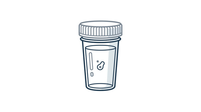 Medical specimen container for laboratory sample analysis