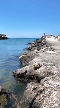 Amazing view of The mouth of the river Acheron at Ammoudia village, Epirus, Greece
