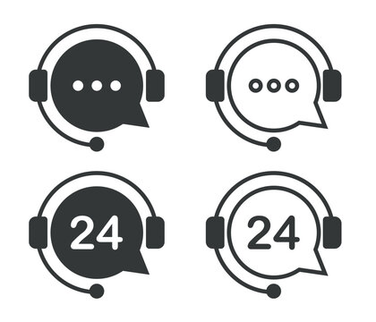 Customer support icon. Customer service icon.