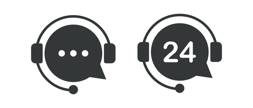 Customer support icon. Customer service icon.