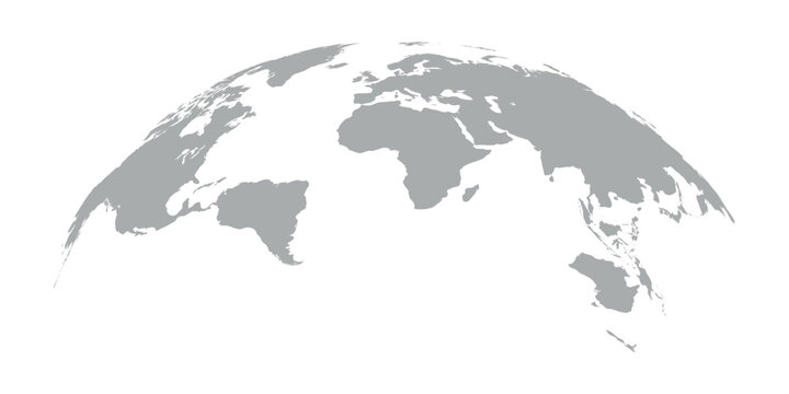 Illustration of a Colored map of world 
