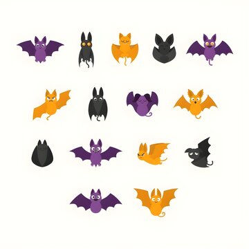 Whimsical Bat Friends