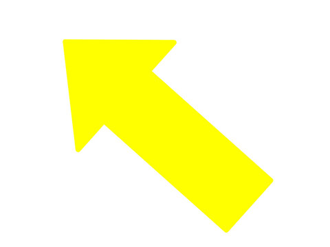 Yellow arrow pointing up and to the left