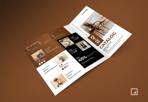 Catalog Trifold Brochure Layout