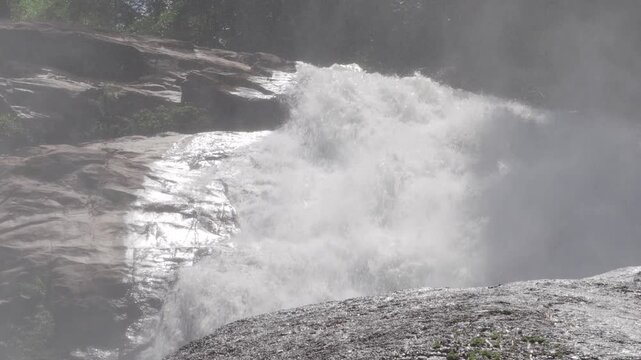 Heo Lom Waterfall phato district chumphon province
high water volume